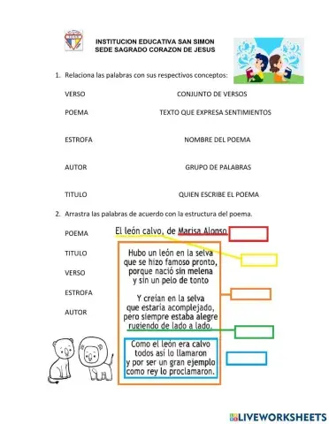 Estructura de los poemas