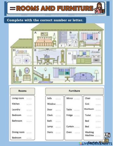 Rooms and Furniture
