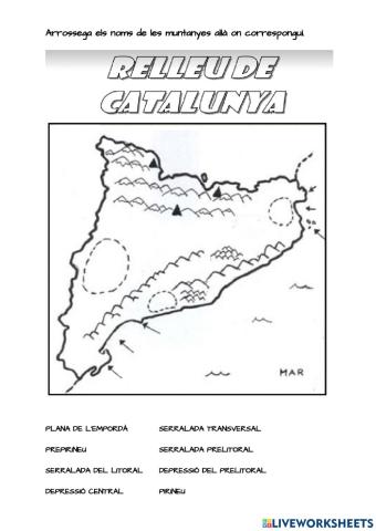 Relleu de catalunya