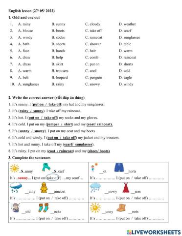 Group 4.2 - Weather + clothes review