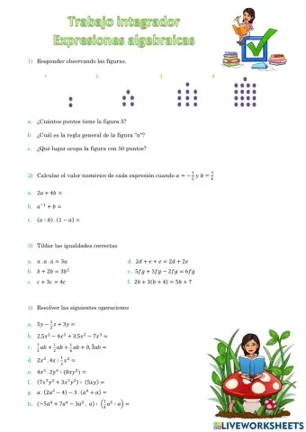 Trabajo integrador de Expresiones algebraicas