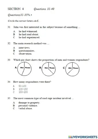 Cambridge 2, Listening 4.4