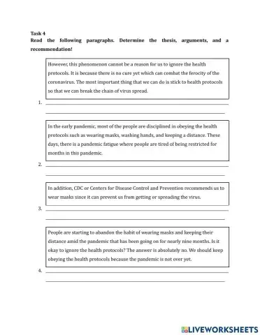 Hortatory Exposition Text