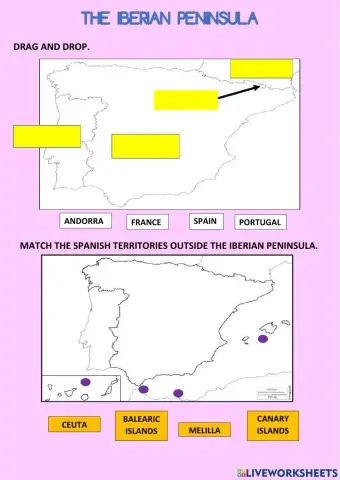 Iberian peninsula limits