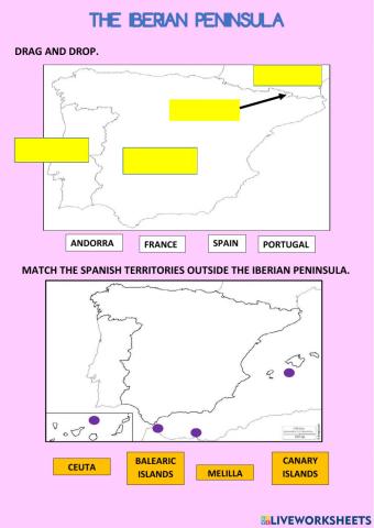Iberian peninsula limits