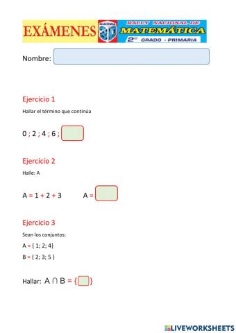 Razonamiento matemático