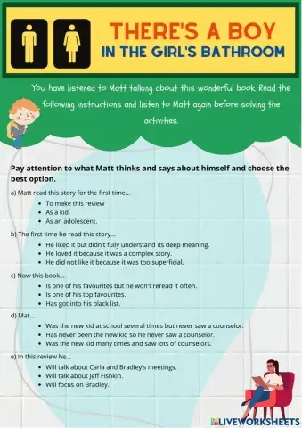 There's a boy in the girls bathroom - I