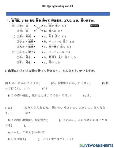 Bài tập nghe nâng cao 23