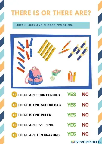 There is or there are?