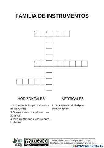FAMILIA DE INSTRUMENTOS