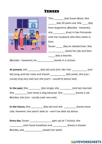 Beginners - present simple - tenses 1