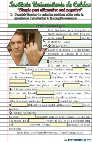 Simple past reading 2