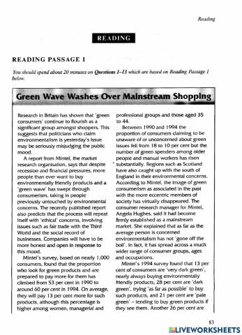 Ielts reading book 2 test 4 part 1