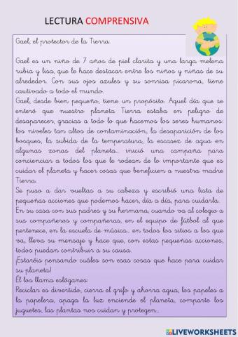 Lectura comprensiva