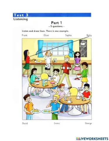 Flyers 2 Test 3 Listening