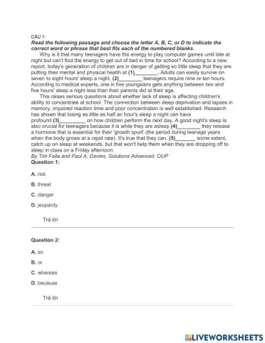 Ôn thi 9 lên 10 (6)