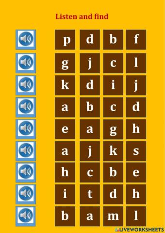 Alphabet phonics