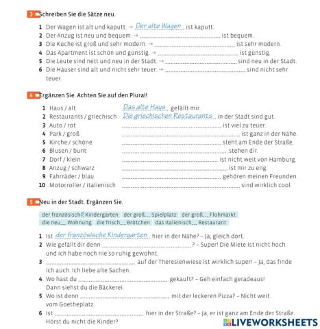 Schwache adjektivdeklination