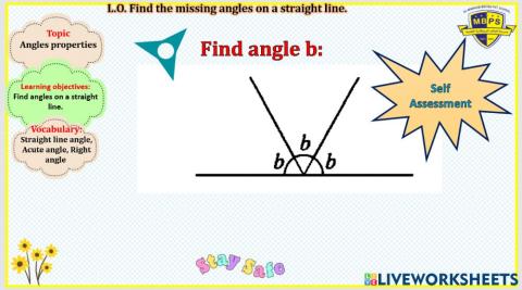 Angles on a straight line