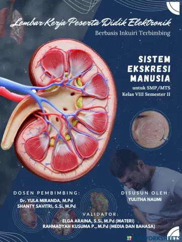LKPD Elektronik Berbasis Inkuiri Terbimbing Materi Sistem Ekskresi Manusia 2