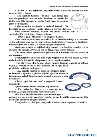 Comprensión lectora