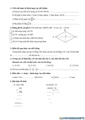H. toán ôn tập cuôi năm