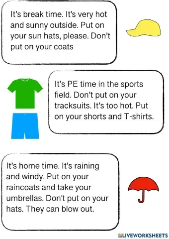 Weather text