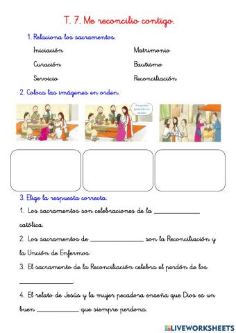Tema 7: Me reconcilio contigo