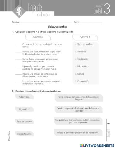 Discurso Científico