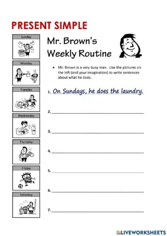 Present Simple 3rd person