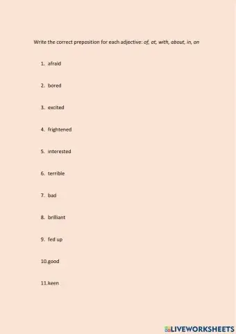 Adjective allocations & Present Tense