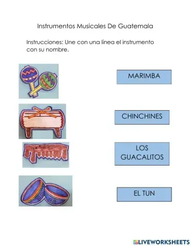 Instrumentos tradicionales de Guatemala
