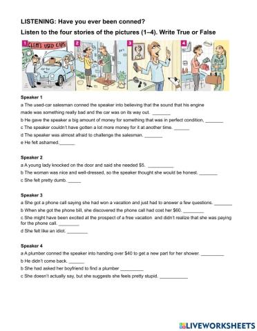 Have you ever been conned?