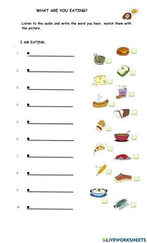 What are you eating?