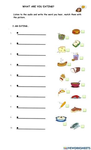 What are you eating?