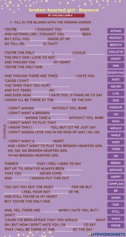 Broken‐Hearted Girl - Beyoncé