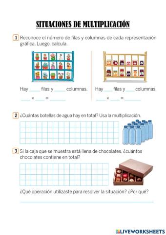 Situaciones Multiplicativas