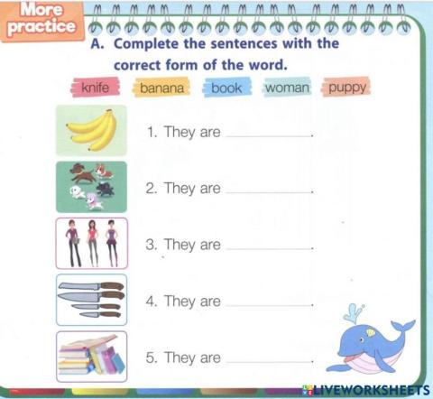 Complete the sentences with the correct form of the word.2