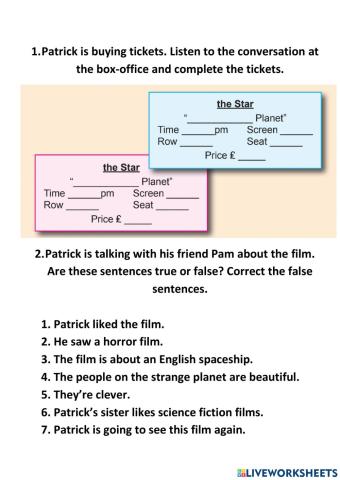 6th grade. Unit 9. Lesson 12. Listening