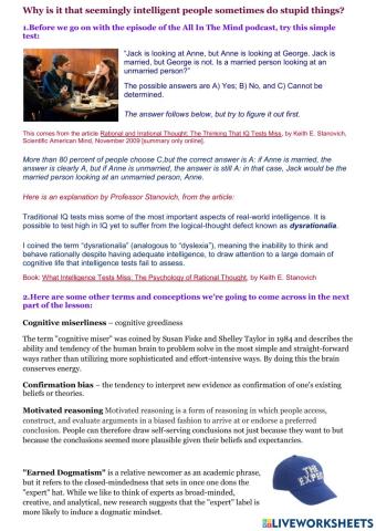 Smart People-Stupid Things-Part 2