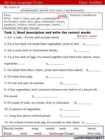 Have you got a milkshake!