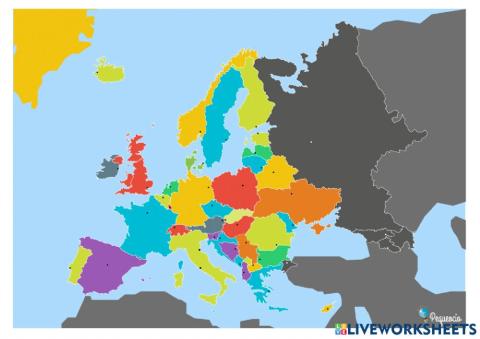 Els països d'Europa