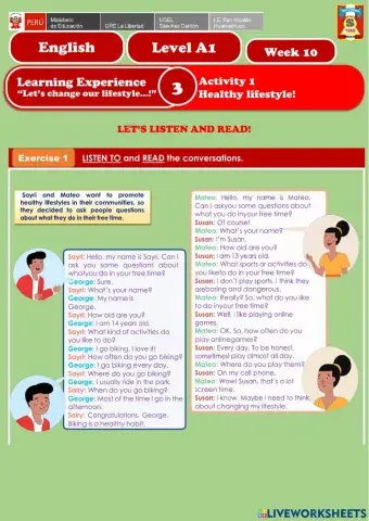 EDA 03 - Act01 - Healthy life