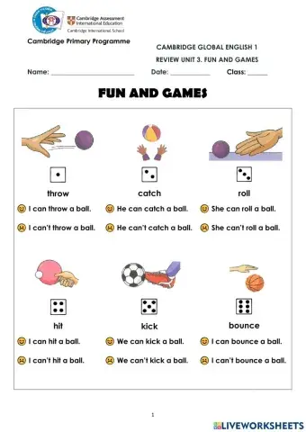 CGE 1-Review U3-Vocabulary