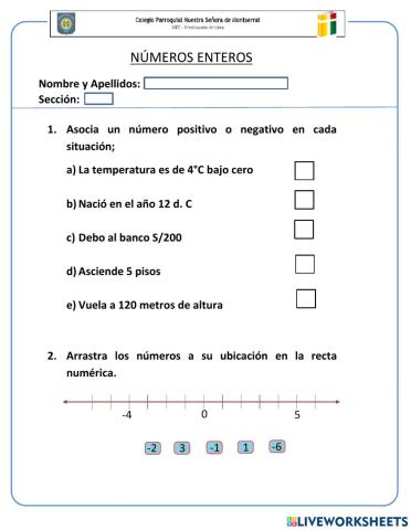 Orden y Operaciones en Z