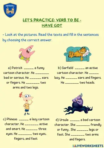 Verb to be - have got