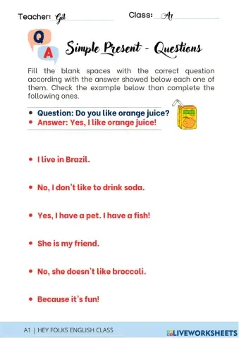 Simple Present - Questions