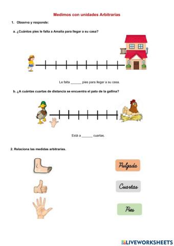 Medimos con Unidades Arbitrarias