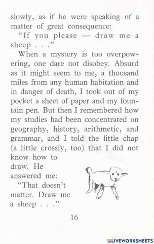 Vocab-The Little Prince 2-Fill in the blank