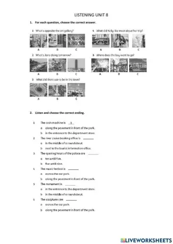 Listening TEST 8 quinto